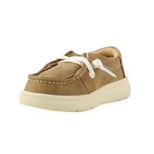 A443001802 Ariat Lil Stompers Hilo Shoes- Brown Bomber