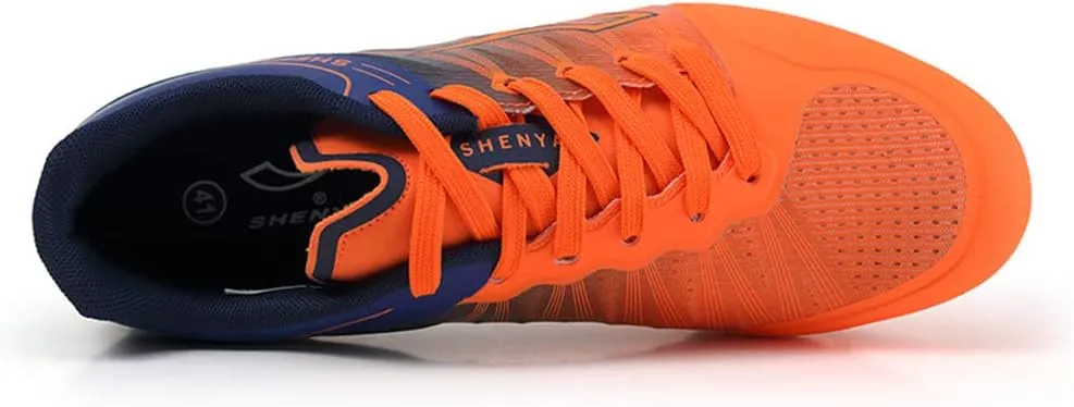 ailishabroy Mens Womens Track and Field Shoes Spikes Track Race Jumping Sneakers Professional Running Nail Spikes Shoes Man Woman