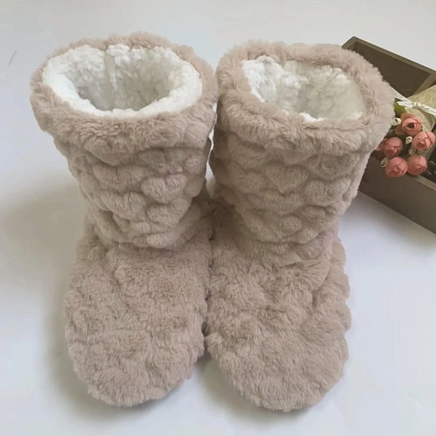 Bedroom Slippers for Women with Knee Pain Men's Winter Indoor Slippers House Slippers with Arch Support Fluffy Slippers Animal Christmas Blanket Gifts for Him 2023