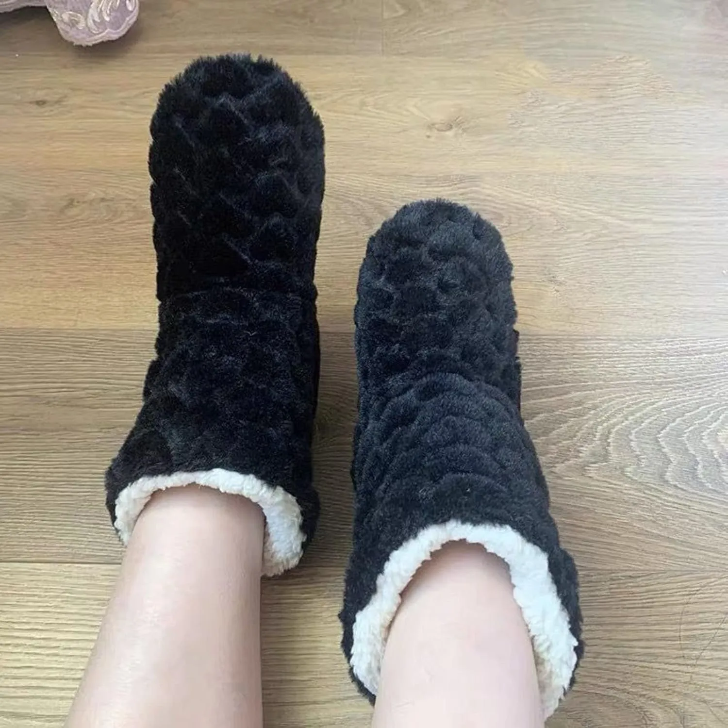 Bedroom Slippers for Women with Knee Pain Men's Winter Indoor Slippers House Slippers with Arch Support Fluffy Slippers Animal Christmas Blanket Gifts for Him 2023