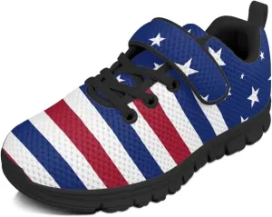 Boys Girls Sneakers,Children's One Strap Sneakers with Non-Slip Sole, Comfortable Cycling Footwear,Size 11 to 15