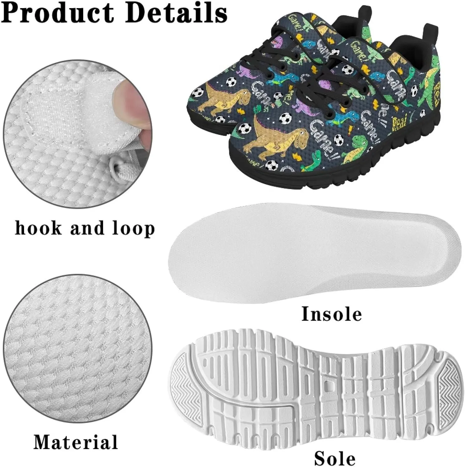 Boys Girls Sneakers,Children's One Strap Sneakers with Non-Slip Sole, Comfortable Cycling Footwear,Size 11 to 15