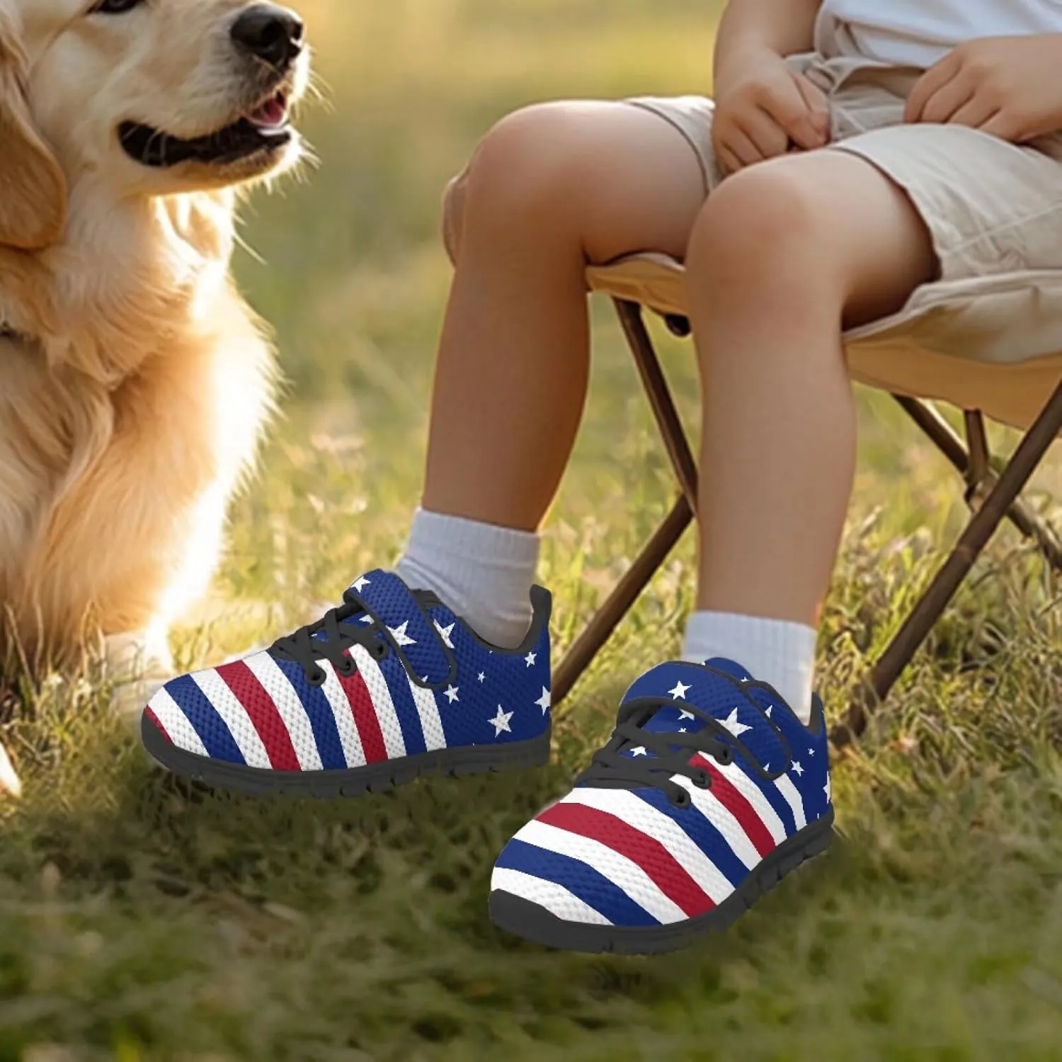 Boys Girls Sneakers,Children's One Strap Sneakers with Non-Slip Sole, Comfortable Cycling Footwear,Size 11 to 15