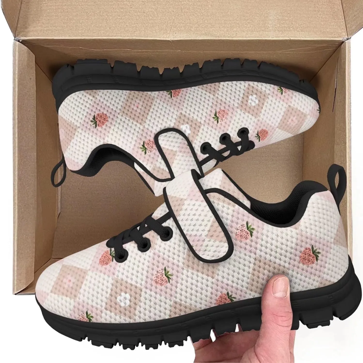 Boys Girls Sneakers,Children's One Strap Sneakers with Non-Slip Sole, Comfortable Cycling Footwear,Size 11 to 15