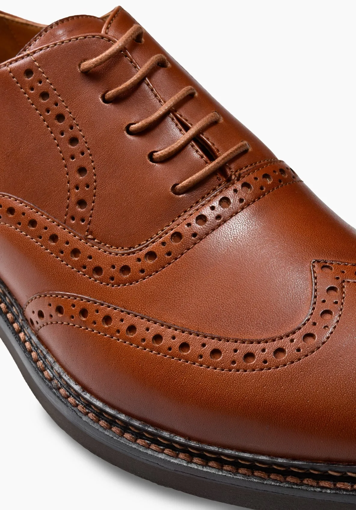 Camel Oxford Shoe