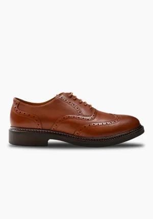 Camel Oxford Shoe