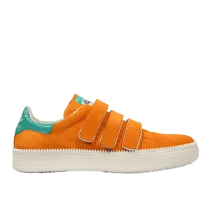 Cesare Paciotti Luxury Italian Men's Vit Camoscio Orange Sneakers (CPM5119)