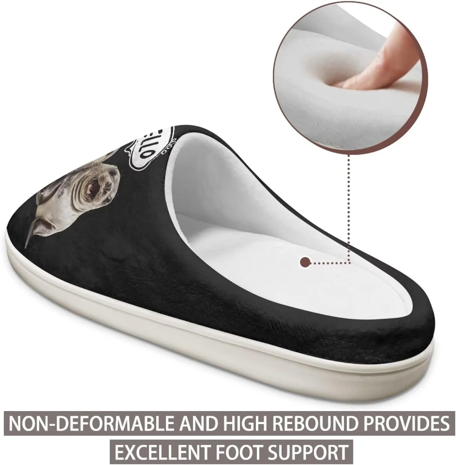 chaqlin House Slippers for Women Fuzzy Sandals Thick Sole Memory Foam Furry Lightweight Winter Outdoor Slip Resistant Causal Fuzzy Slipper Shoes