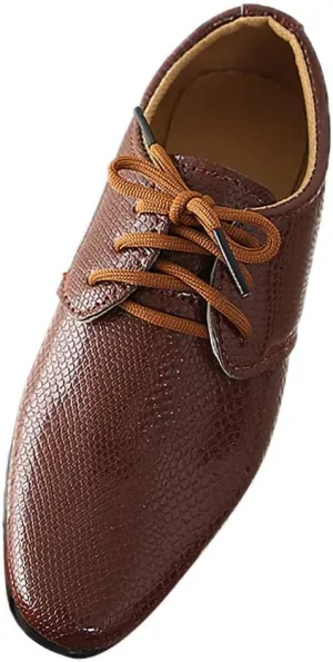 Children Infant British Perform Student Style Baby Casual Shoes Kids Boys Baby Shoes Kids Canvas (Brown, 2-2.5 Years)