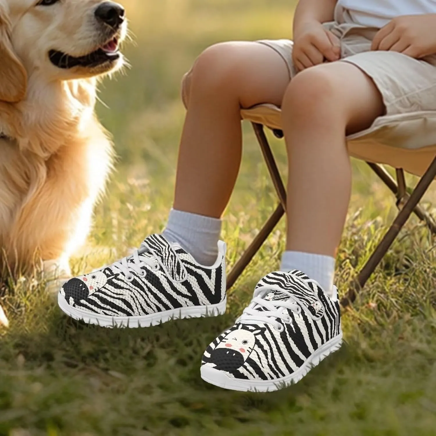 Children's Single Buckle Sneakers,Teen Spring Sports Shoes,Anti-Skid Mesh Cycling Hiking Sneakers for Boys Girls
