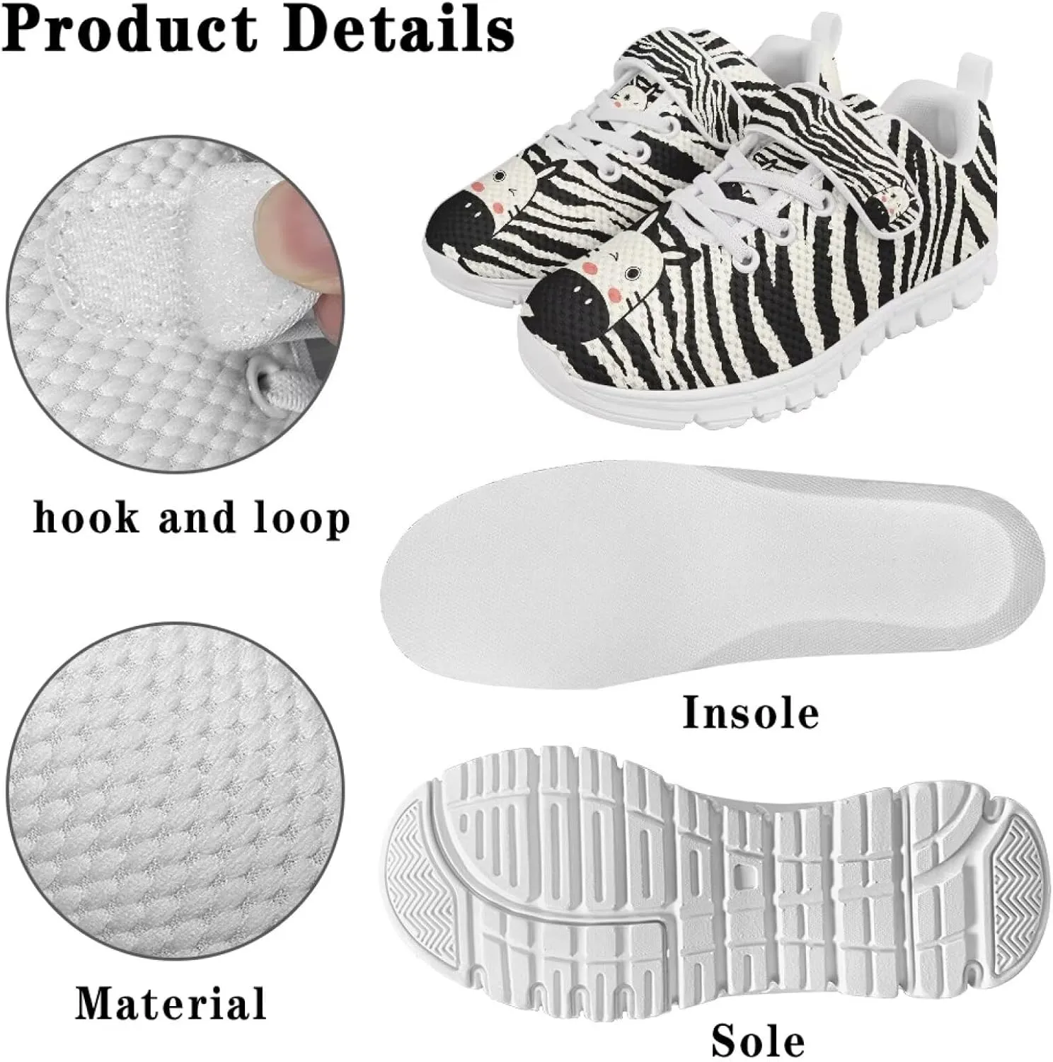 Children's Single Buckle Sneakers,Teen Spring Sports Shoes,Anti-Skid Mesh Cycling Hiking Sneakers for Boys Girls