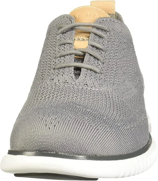 Cole Haan 2.0 Zerogrand Stitchlite Ironstone/Magnet/Optic White Lace Up Oxfords