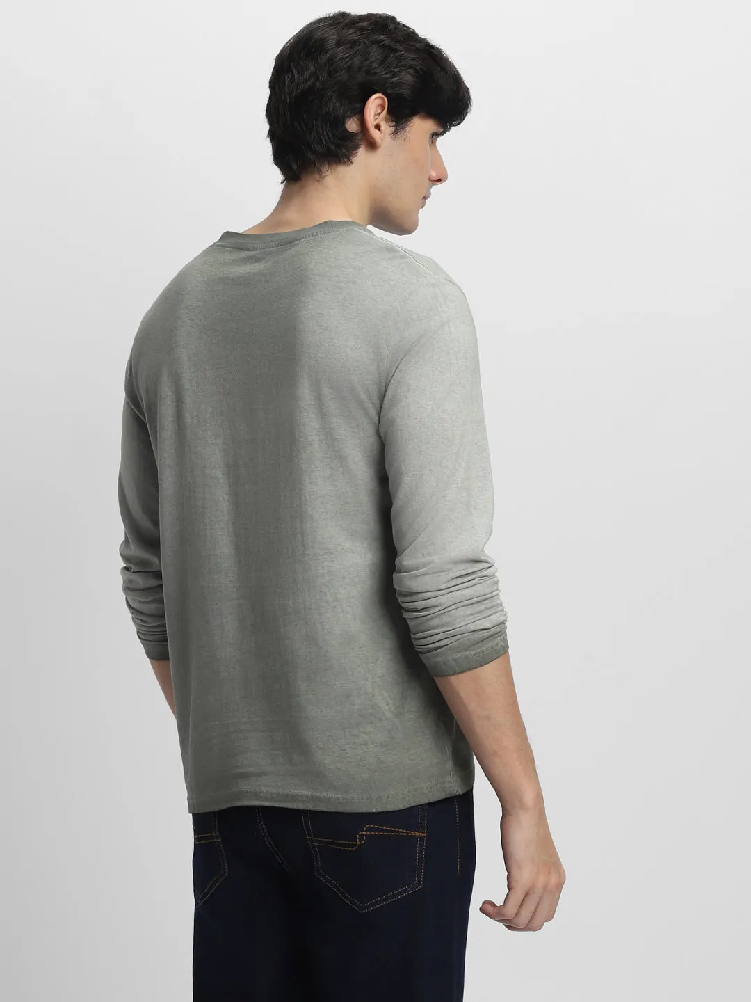 Dennis Lingo Round Neck Pure Cotton T-shirt