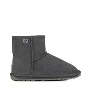 Emu Australia Boots | Kids Wallaby Mini | Charcoal