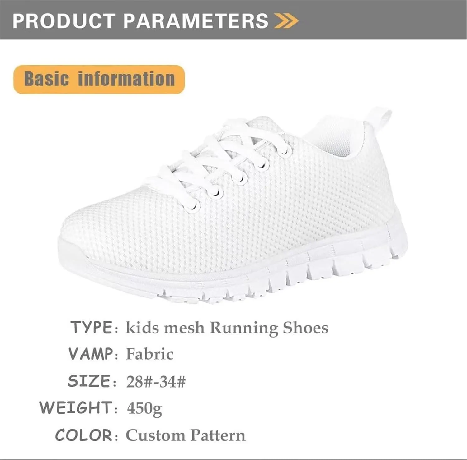 Girls Tennis Shoes Lace Up Breathable Sneakers Kids Lightweight Sneakers Athletic Running Shoes