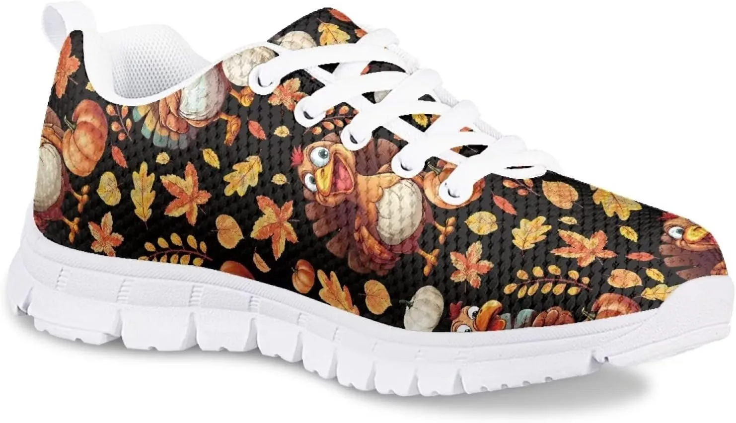 Girls Tennis Shoes Lace Up Breathable Sneakers Kids Lightweight Sneakers Athletic Running Shoes