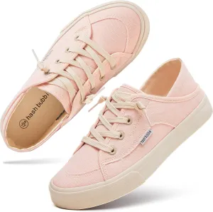 hash bubbie Women's Slip on Shoes Canvas Shoes Non Slip Fashion Sneakers for Women Low Top Loafers