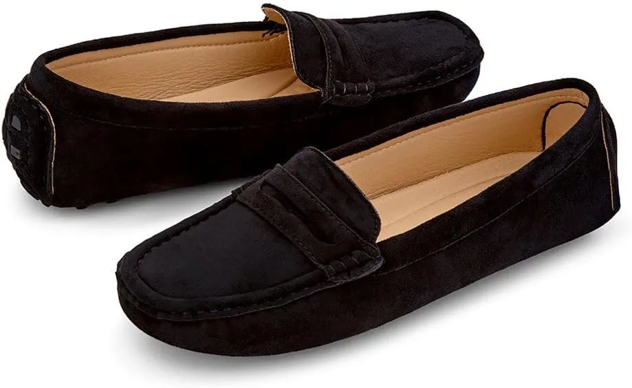 Herstyle Women's Loafers, Comfy Dressy Flats, Slip-On Penny Loafers & Moccasins with Cushioned Footbed, Lightweight Business Casual Shoes for Office, Walking & Travel (2025)