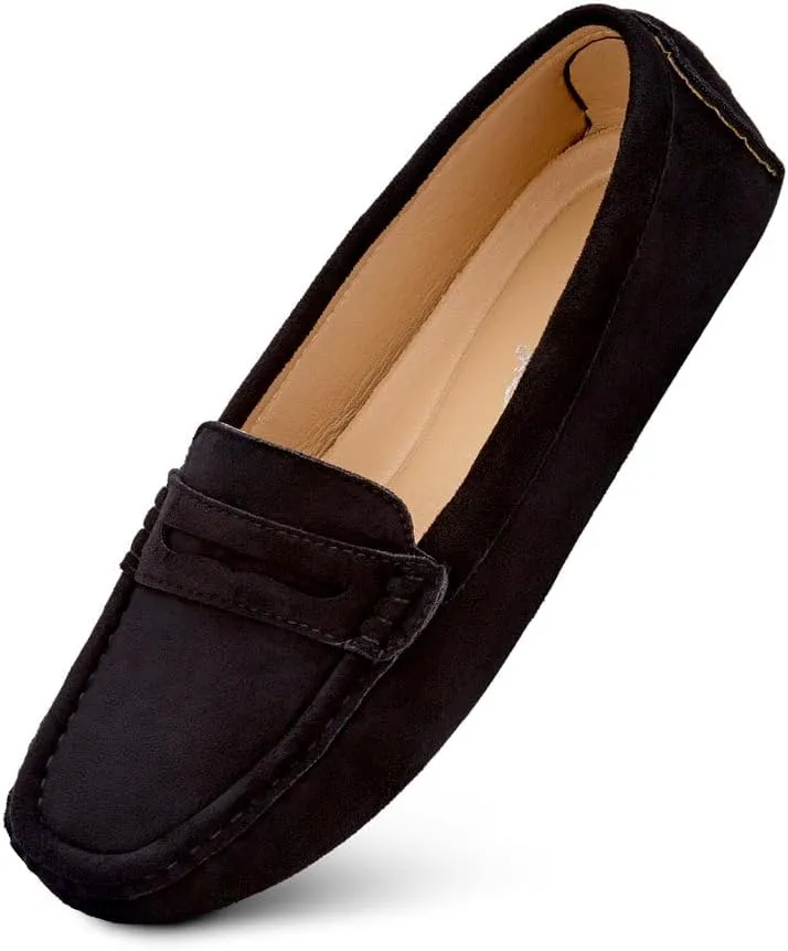 Herstyle Women's Loafers, Comfy Dressy Flats, Slip-On Penny Loafers & Moccasins with Cushioned Footbed, Lightweight Business Casual Shoes for Office, Walking & Travel (2025)
