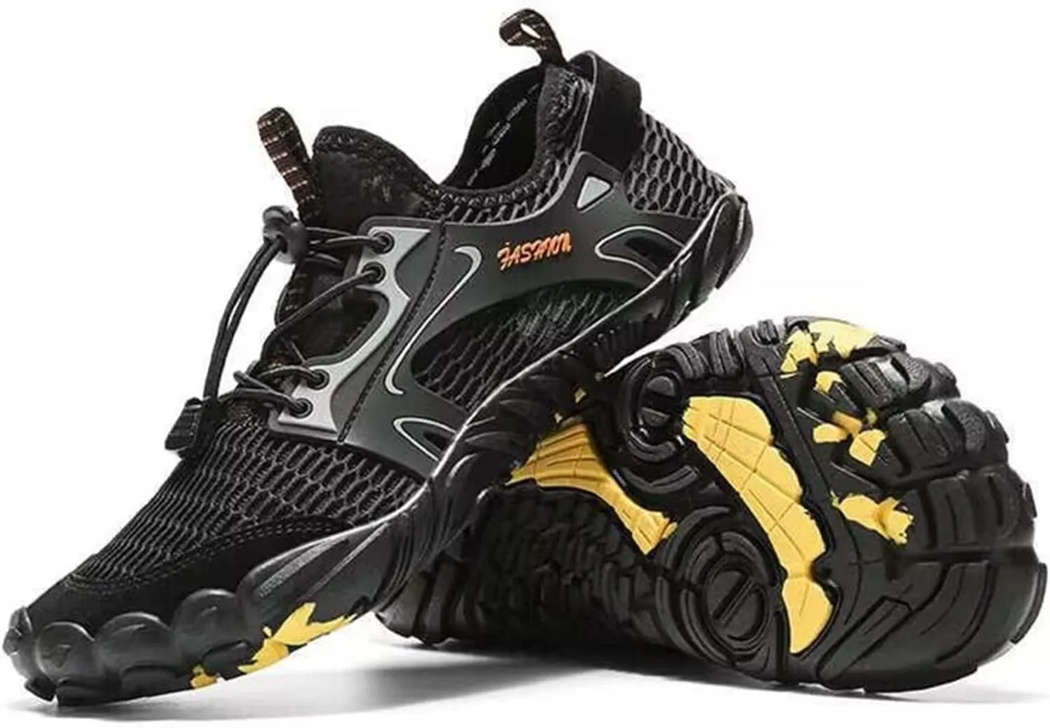 Hiking Water Shoes Men,Quick-Dry Lightweight Aqua Beach Barefoot Shoes,Summer Comfy Breathable Cycling Shoes,for Mountaineering/Walking/Camping