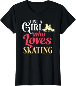 Ice Skater Trainer Skates Shoes T-Shirt