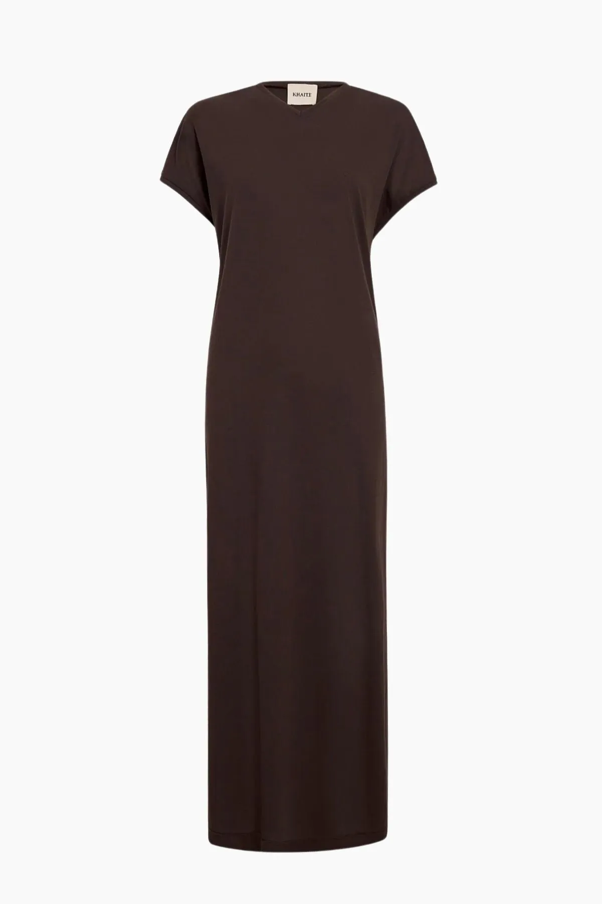 KHAITE Verda Dress - Dark Brown