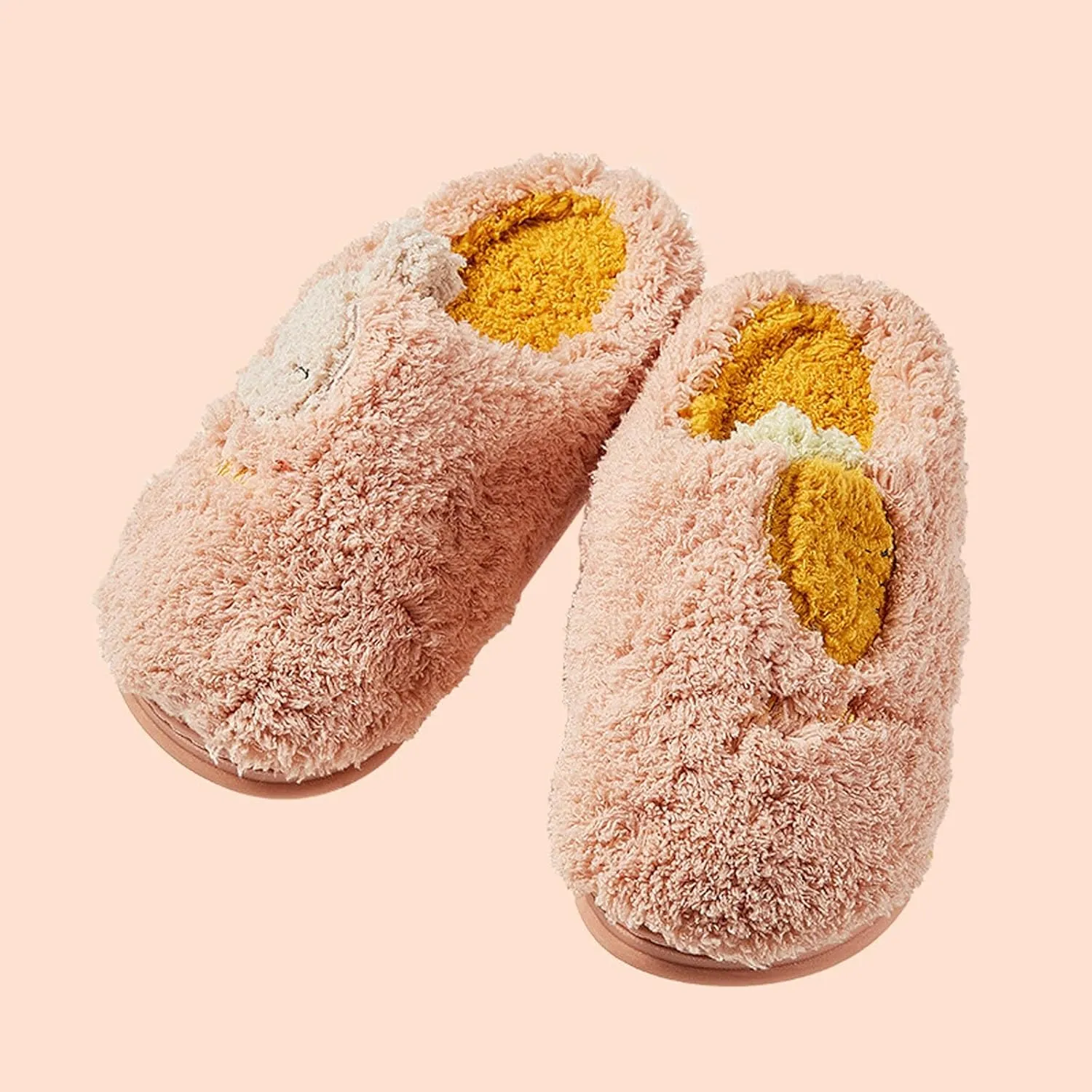 Kid Fuzzy House Slippers Toddler Warm Indoor Slippers Baby Non Slip Bedroom Slipper Boy Slip On Slipper