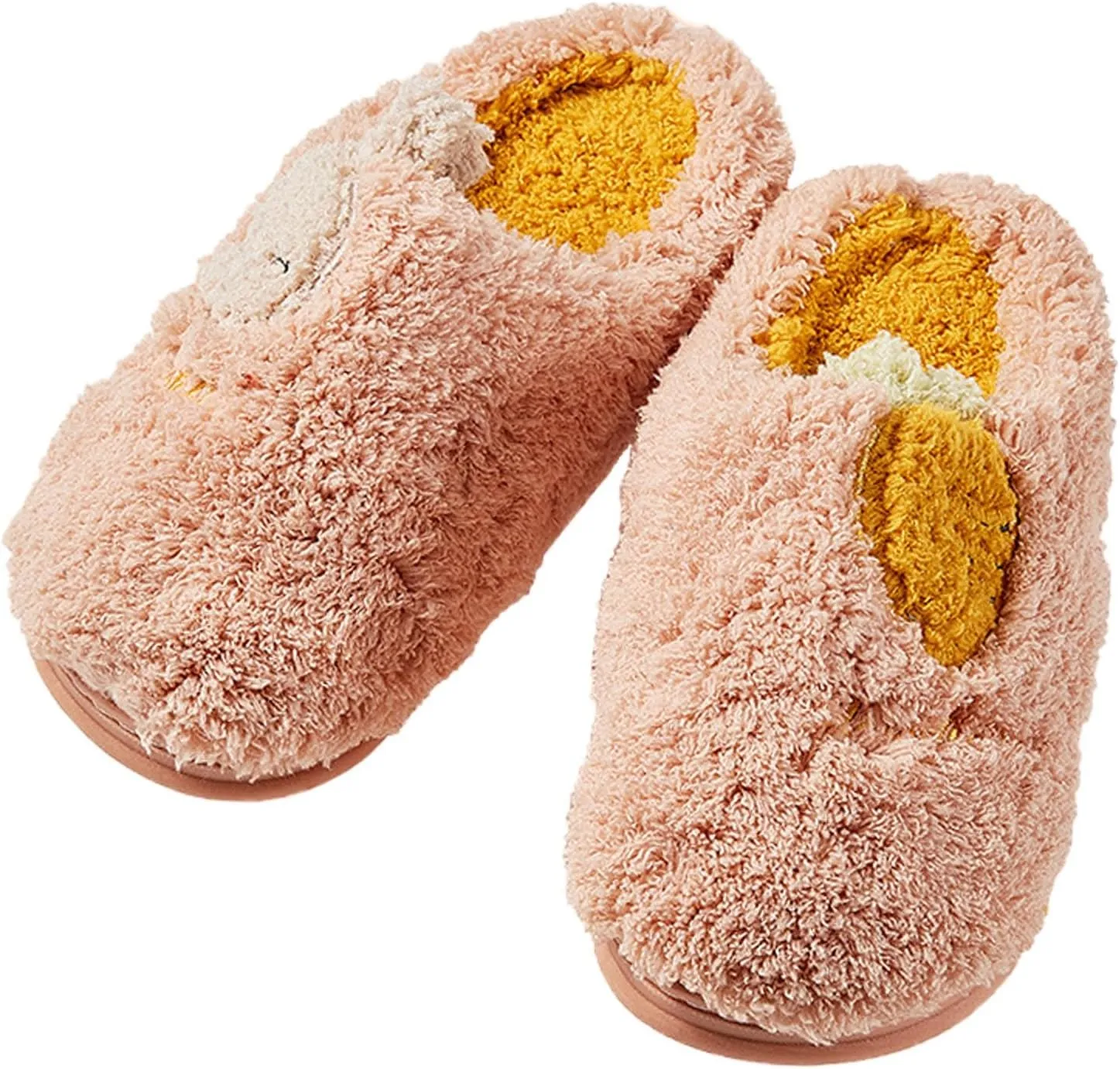 Kid Fuzzy House Slippers Toddler Warm Indoor Slippers Baby Non Slip Bedroom Slipper Boy Slip On Slipper