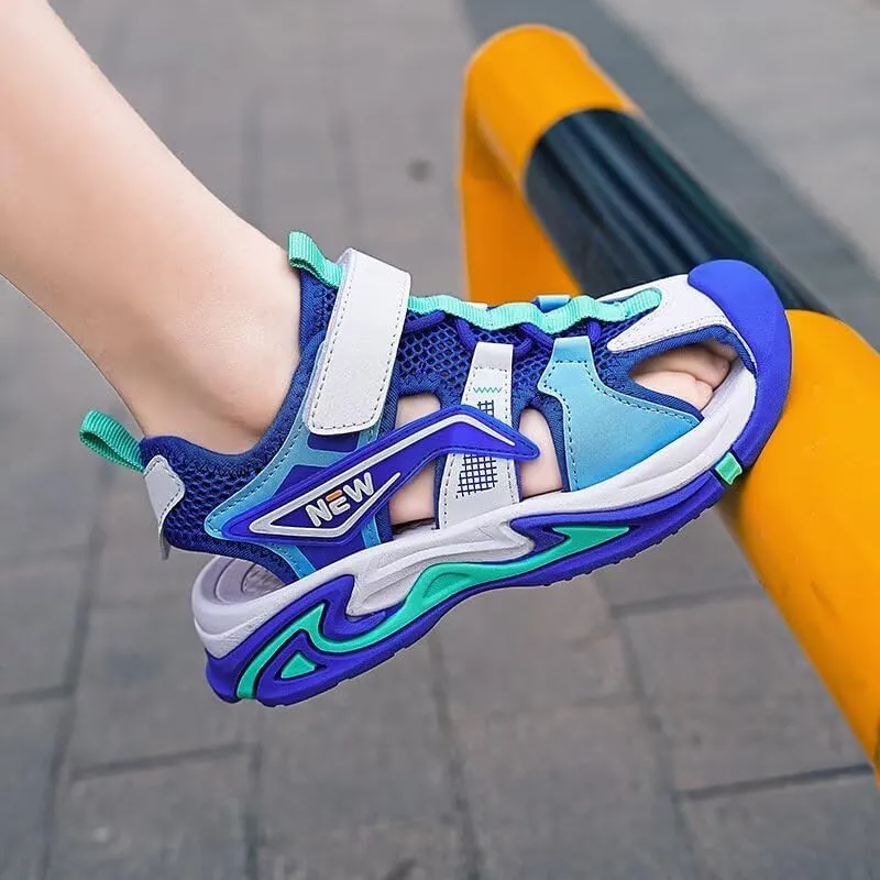 Kids Boy Close Toe Fashion Sport Sandals for Summer Outdoor Walking Cycling Beach
