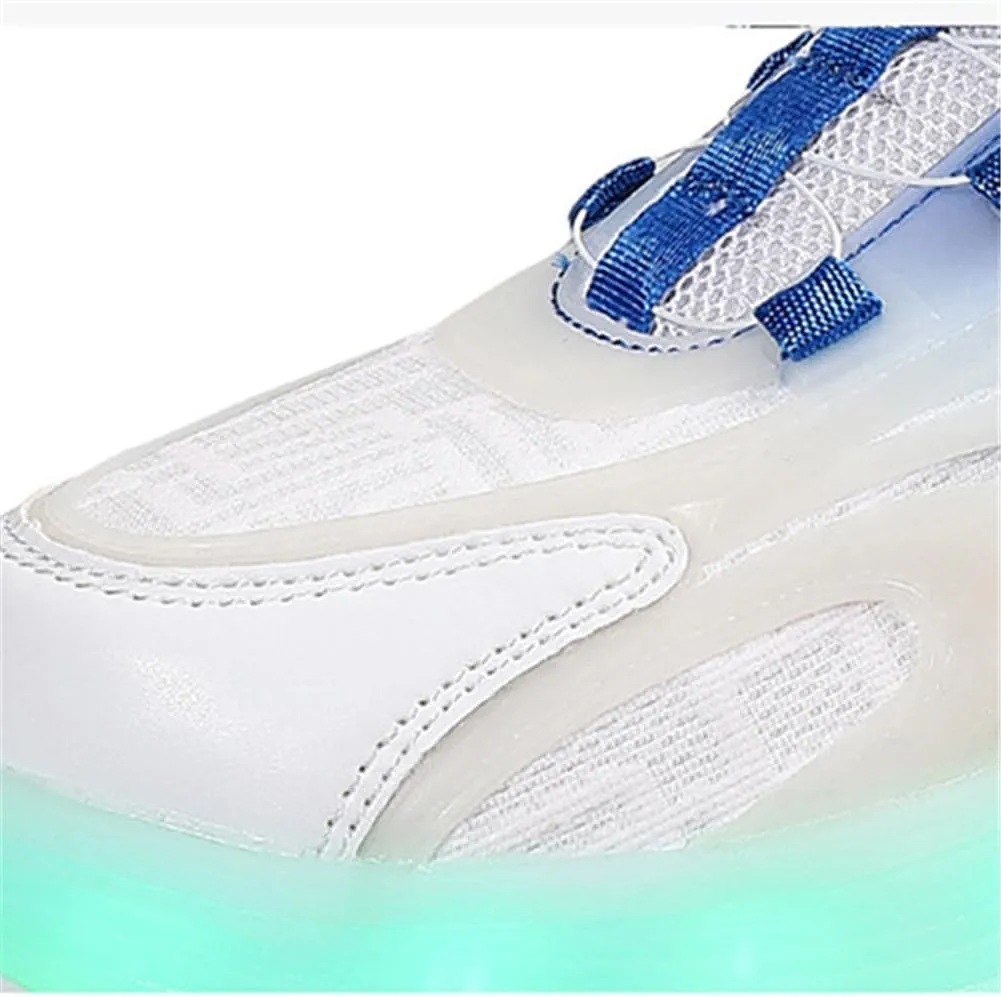 Kids Roller Shoes Boy Girl Sneakers, Fashion Skateboarding Shoe Outdoor Sport Shoes Sneakers with 4-Wheels Unisex Retractable Skating Shoes for Children's Park Sports Walking
