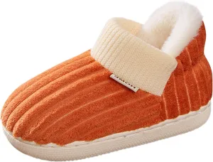 Kids Slippers Girls Boys Slippers Cotton Comfy House Slippers Bedroom Slippers Winter Warm Toddler Girl House Shoes