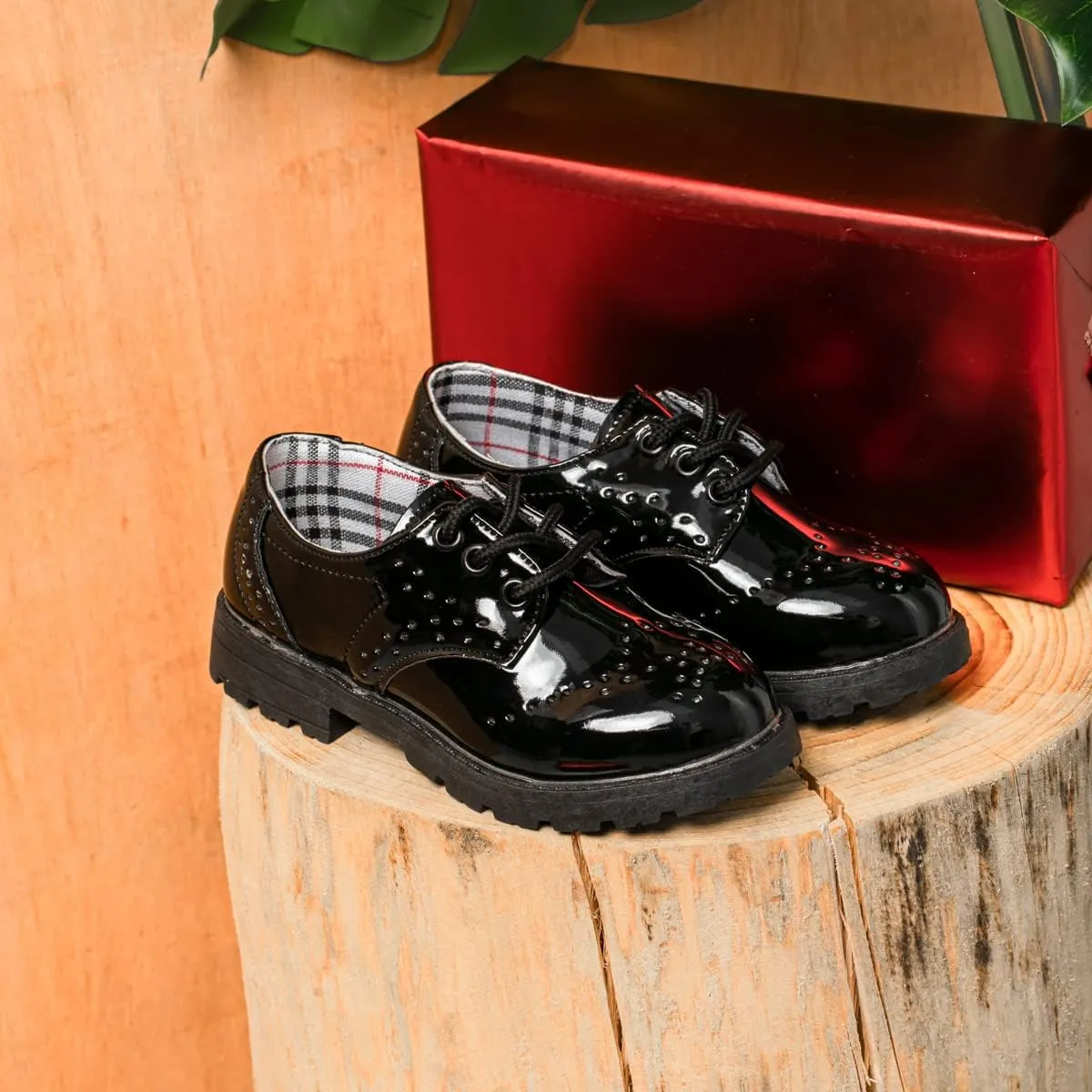 KIDSUN Toddler Boy??s Girl??s Dress Shoes Comfort Lace-Up Oxford School Uniform Shoes Loafer Flats (Toddler/Little Kid) E-Black
