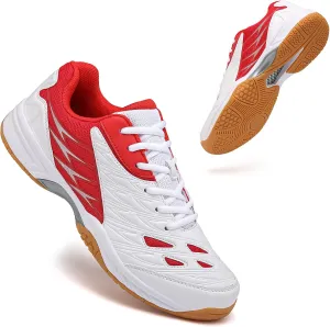 Lightweight Tennis and Pickleball Court Shoes - Versatile Indoor/Outdoor Sneakers for Badminton with Arch Support