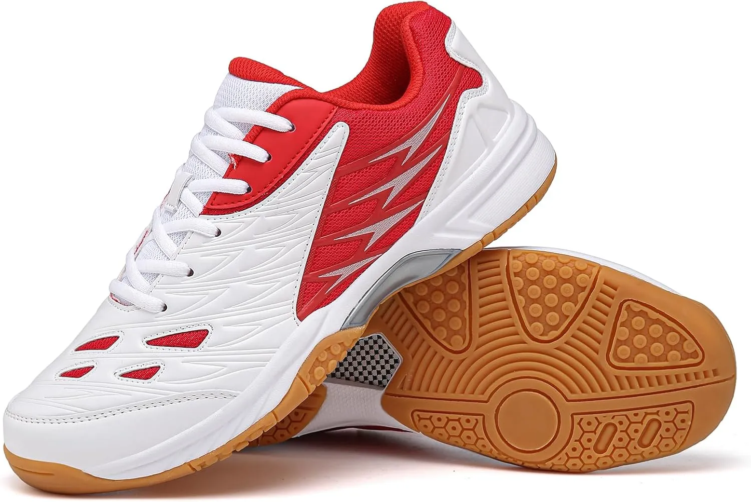 Lightweight Tennis and Pickleball Court Shoes - Versatile Indoor/Outdoor Sneakers for Badminton with Arch Support