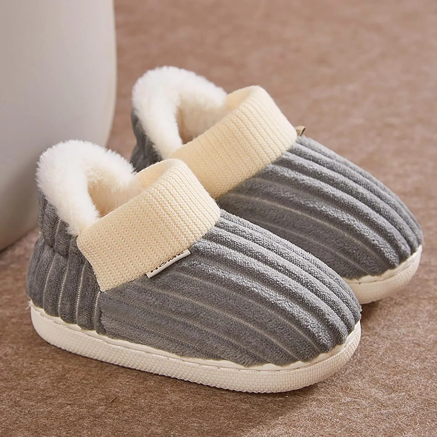 Little Girl Fuzzy Slipper Kids Slippers Girls Boys Slippers Cotton Comfy House Slippers Beach Sandals Toddler Girl