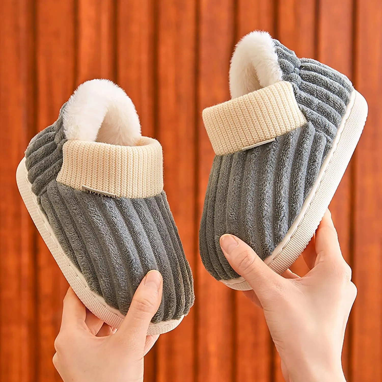 Little Girl Fuzzy Slipper Kids Slippers Girls Boys Slippers Cotton Comfy House Slippers Beach Sandals Toddler Girl