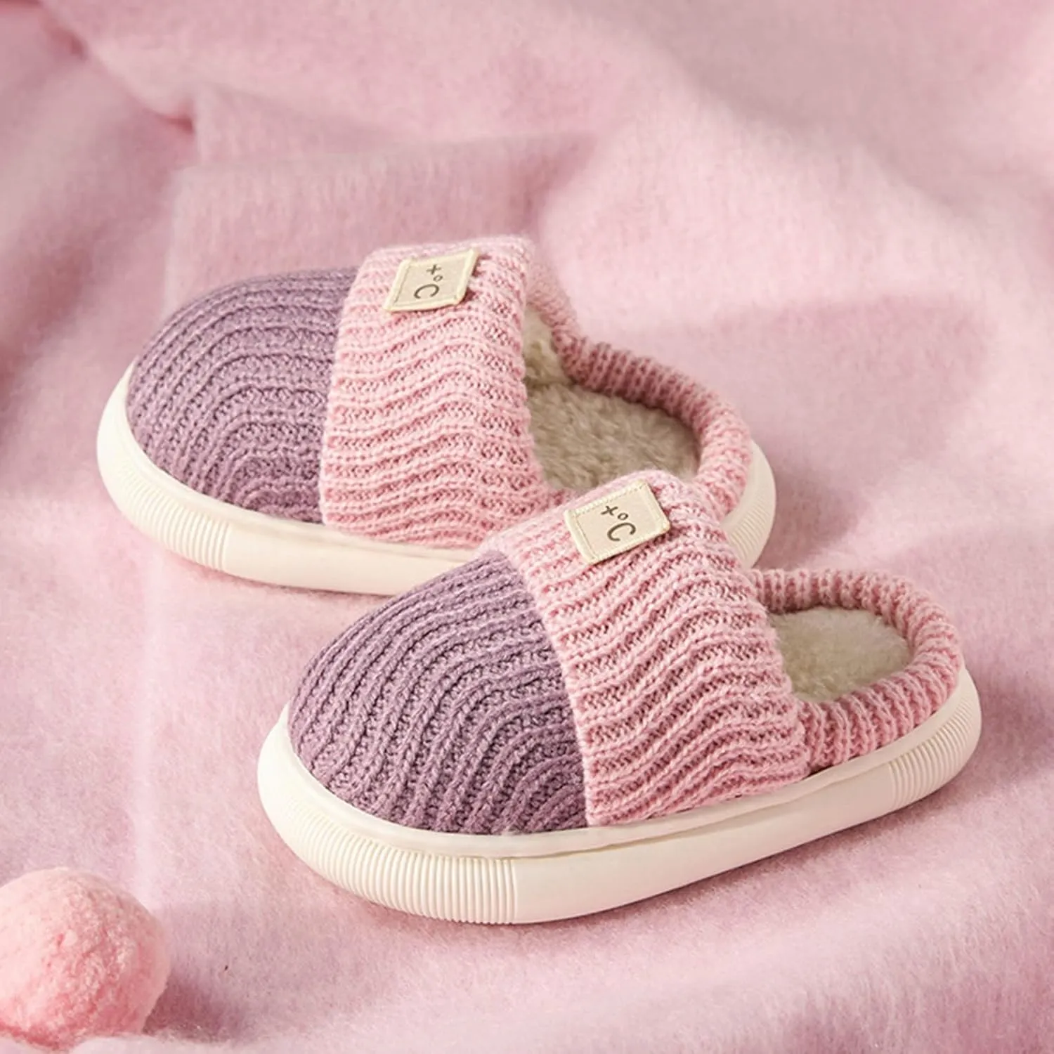 Little Girl Fuzzy Slipper Kids Slippers Girls Boys Slippers Cotton Comfy House Slippers Bedroom Big Girl Sandals Size 5