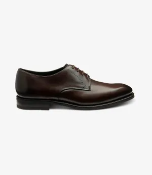 LOAKE GOSLING DARK BROWN DERBY RUBBER SOLE F-MEDIUM