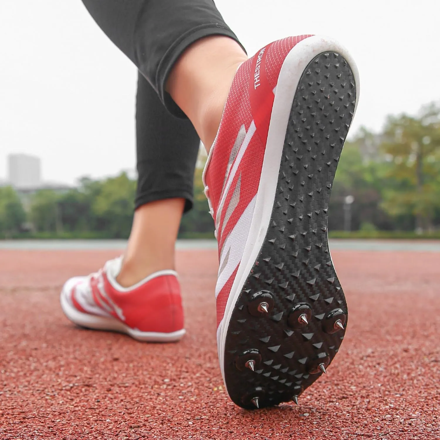 Men Women Track and Field Shoes Kids Spikes Track Sneakers Boys Girls Running Nail Footwears
