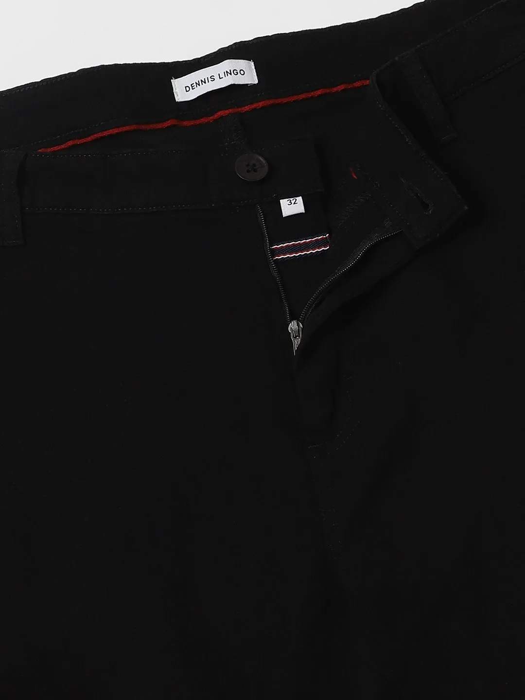 Men's Black Slim Fit Trousers