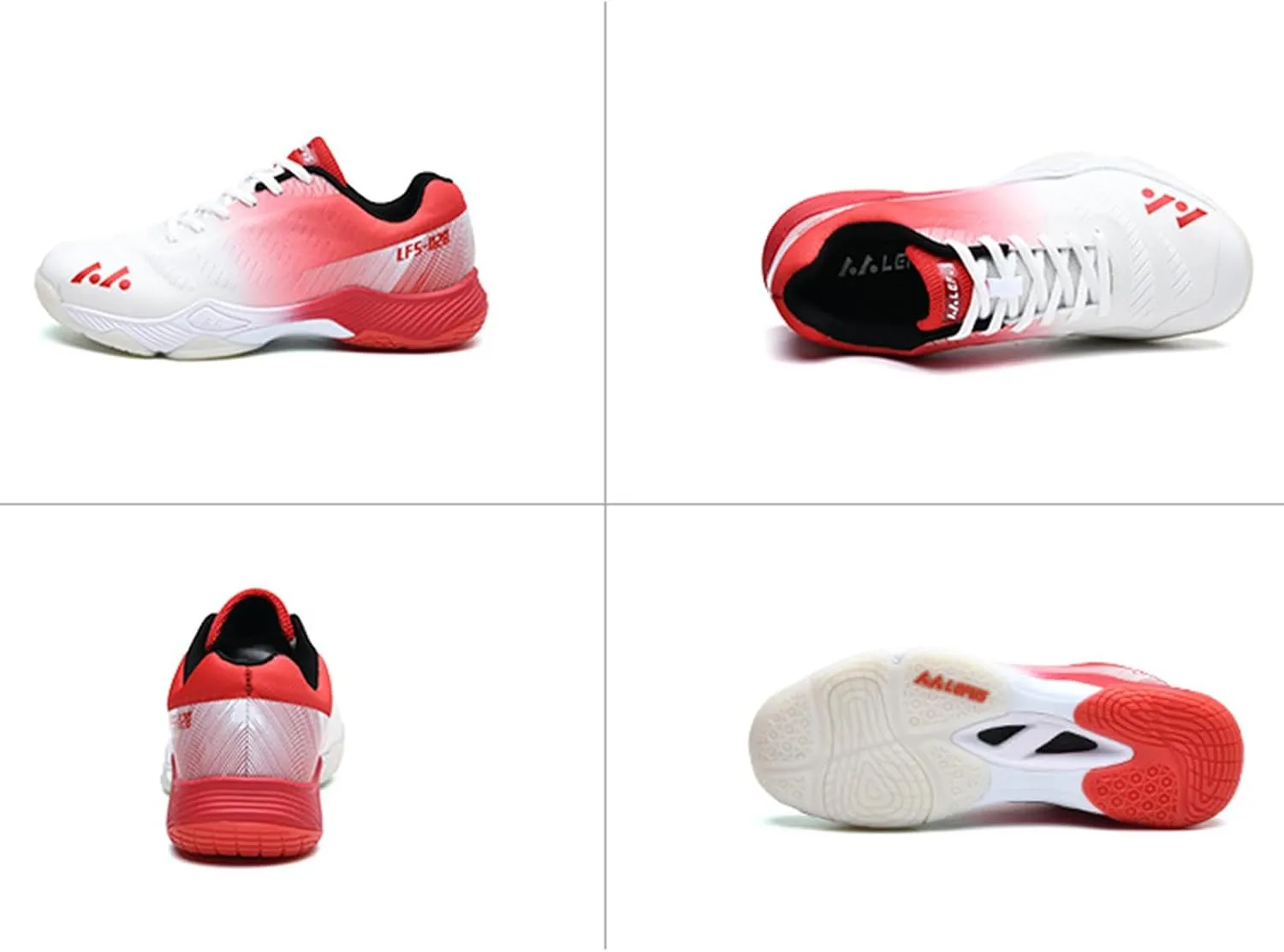 Men's Indoor Court Shoes for Tennis, Bottom wear Resistant Anti Slip Badminton Pickleball Sneakers Boys and Girls