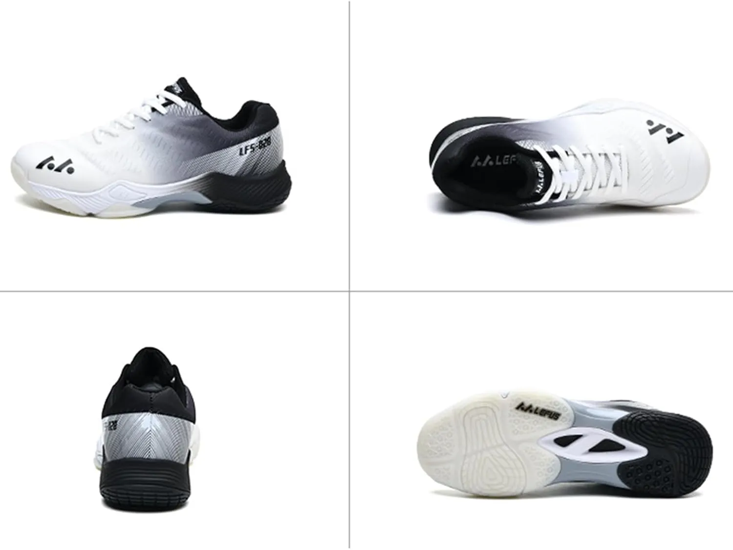 Men's Indoor Court Shoes for Tennis, Bottom wear Resistant Anti Slip Badminton Pickleball Sneakers Boys and Girls
