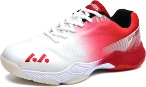 Men's Indoor Court Shoes for Tennis, Bottom wear Resistant Anti Slip Badminton Pickleball Sneakers Boys and Girls