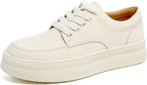 Mens Lace Up Platform Derby Shoes Lightweight Breathable Casual Round Toe Non-Slip Walking Shoes Arch Support Skateboard Shoes Slip On Shoes Outdoor Fashion Casual Dress Sneakers