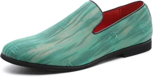 Men's Luxury Denim Penny Loafer Noble Slip-on Suede Loafers Shoes Smoking Slippers Party Dancing Shoes Plus Size 7-13