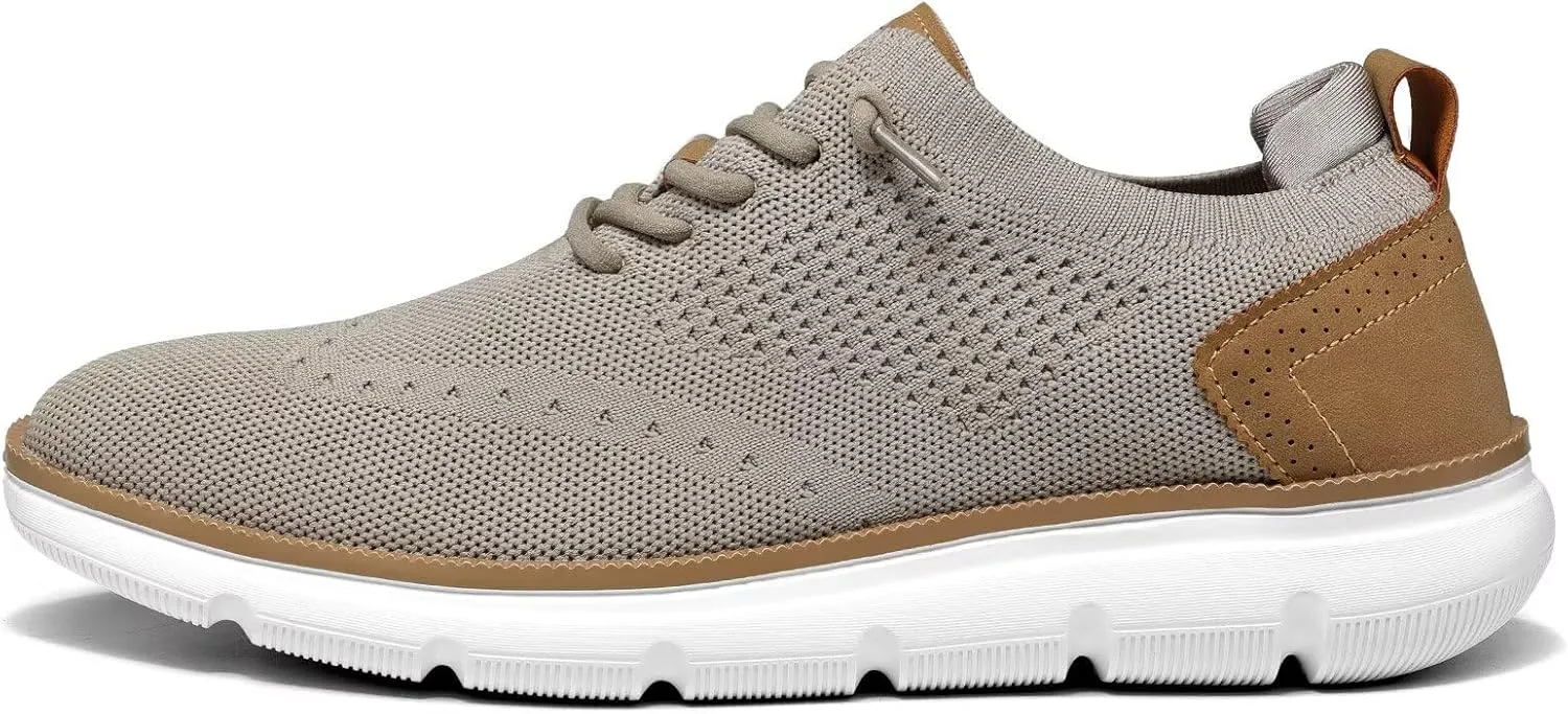 Men's Mesh Sneakers Oxfords Lace-Up Lightweight Casual Walking Shoes Dress Shoes Fashion Sneakers Walking Shoes