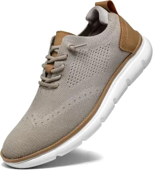 Men's Mesh Sneakers Oxfords Lace-Up Lightweight Casual Walking Shoes Dress Shoes Fashion Sneakers Walking Shoes