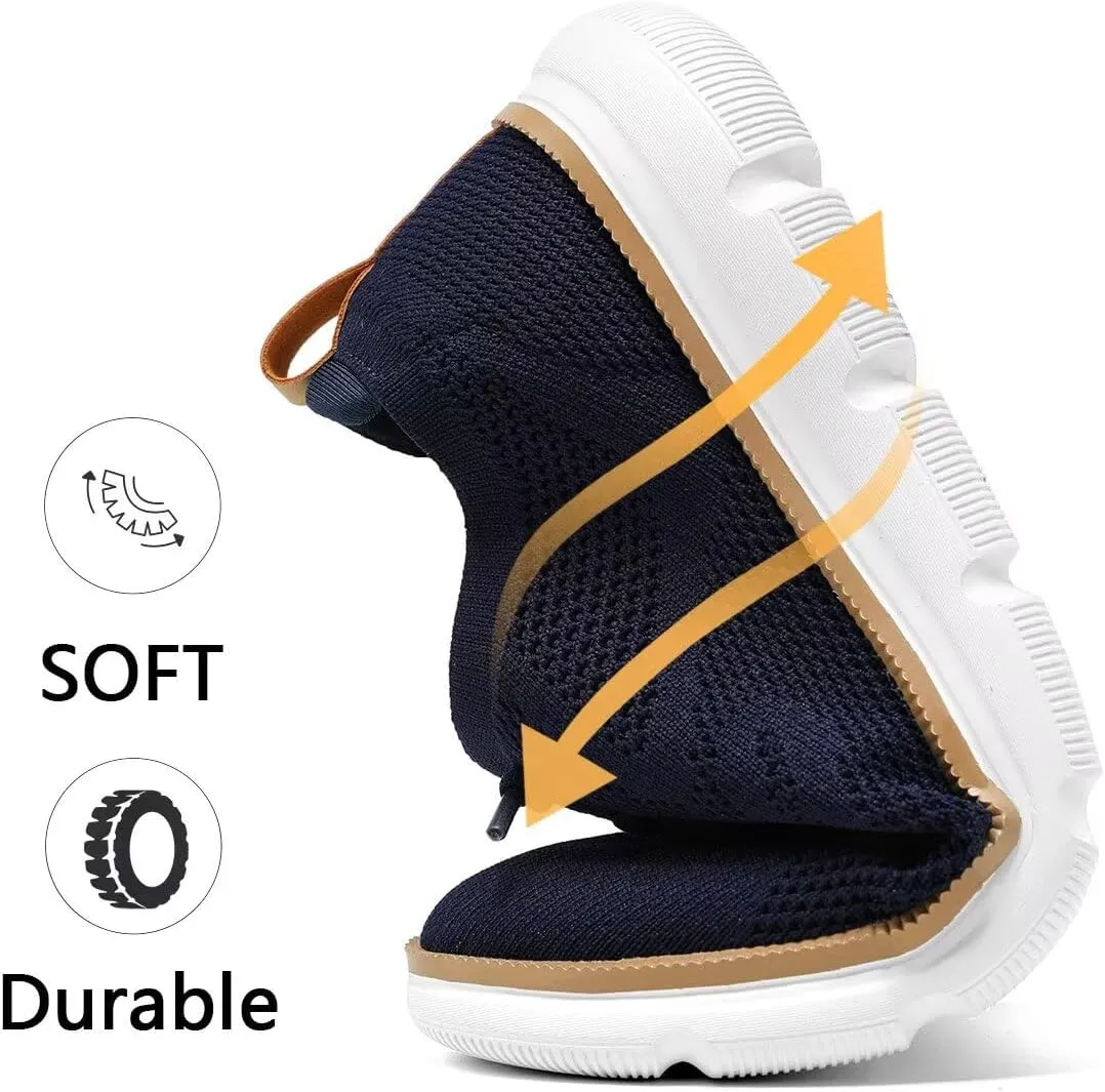 Mens Oxfords Lace-Up Lightweight Casual Walking Shoes Dress Shoes Fashion Sneakers Shoes