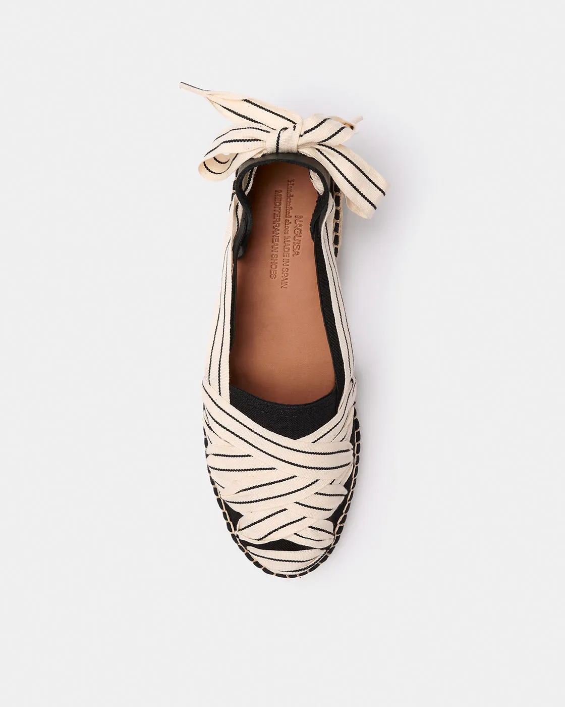 Naguisa Sukha Crudo Negro Espadrille