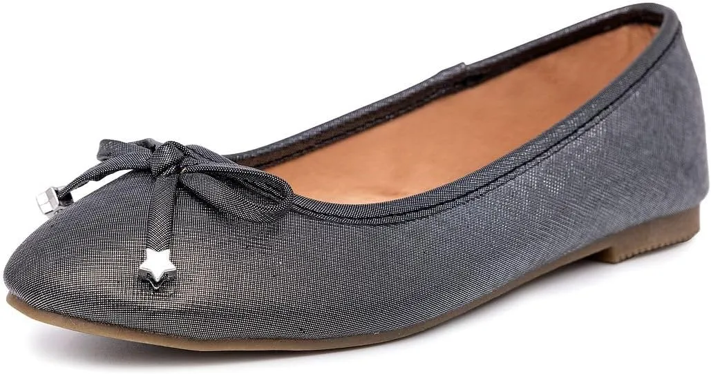 Nautica Girls' Dress Slip On Ballerina Flats ??Mary Jane Ballet Fashion Shoes for Toddlers, Little Kids, and Big Kids ??Lightweight & Comfortable